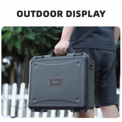 For DJI Mavic 4 Pro Sunnylife Safety Carrying Case Hard Travel Case Large Capacity Waterproof Shock-proof Box(Black) - Backpacks & Bags by Sunnylife | Online Shopping UK | buy2fix