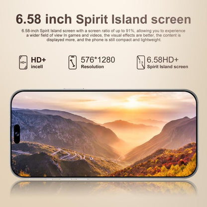 C16 Pro Max / A88-B, 2GB+16GB, 6.58 inch Android 8.1 MTK6580A Quad Core, Network: 3G, Dual SIM, Plug:EU Plug(White) -  by buy2fix | Online Shopping UK | buy2fix