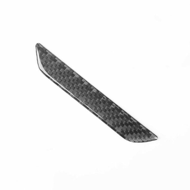 For Tesla Model 3 / Y / S / X Carbon Fiber Car Trunk Logo Decorative Sticker, Left and Right Drive(Black) - Car Interior Mouldings by buy2fix | Online Shopping UK | buy2fix