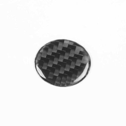 For Tesla Model 3 2023- Carbon Fiber Car Emergency Light Button Decorative Sticker, Left and Right Drive(Red) - Car Interior Mouldings by buy2fix | Online Shopping UK | buy2fix