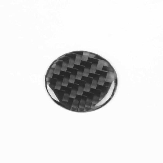 For Tesla Model 3 2023- Carbon Fiber Car Emergency Light Button Decorative Sticker, Left and Right Drive(Red) - Car Interior Mouldings by buy2fix | Online Shopping UK | buy2fix