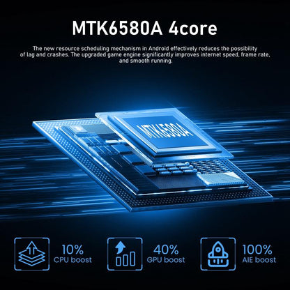 Hot 50 Pro / ZKU217, 2GB+16GB, 6.56 inch Android 8.1 MTK6580A Quad Core, Network: 3G, Dual SIM, Plug:EU Plug(Blue) -  by buy2fix | Online Shopping UK | buy2fix