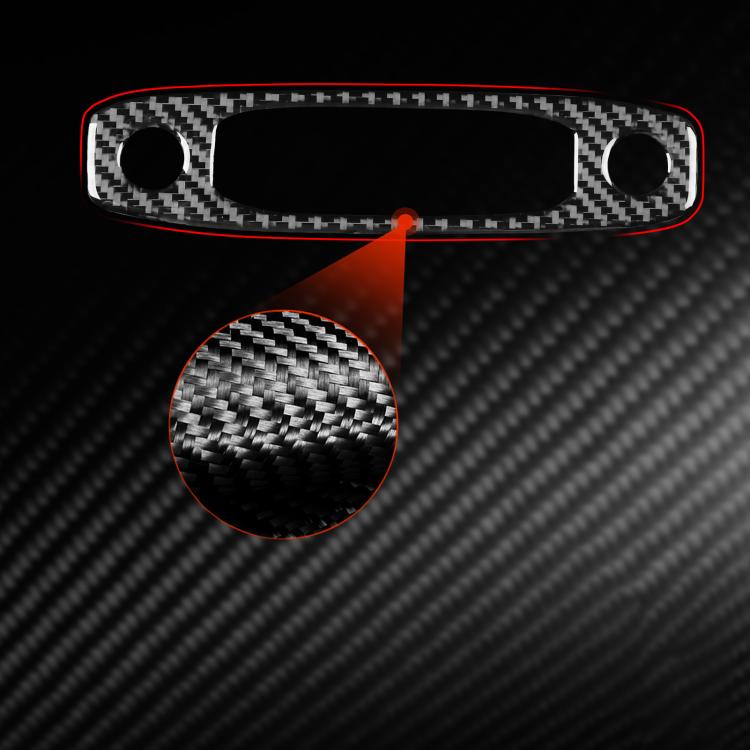For Tesla Model 3 2023- Carbon Fiber Car Front Reading Light Panel Decorative Sticker, Left and Right Drive(Black) - Car Interior Mouldings by buy2fix | Online Shopping UK | buy2fix