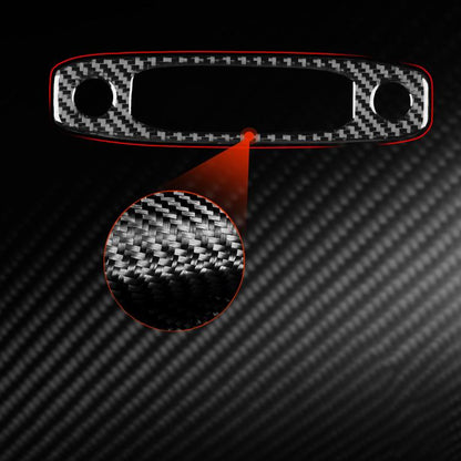 For Tesla Model 3 2023- Carbon Fiber Car Front Reading Light Panel Decorative Sticker, Left and Right Drive(Black) - Car Interior Mouldings by buy2fix | Online Shopping UK | buy2fix