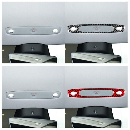 For Tesla Model 3 2023- Carbon Fiber Car Front Reading Light Panel Decorative Sticker, Left and Right Drive(Black) - Car Interior Mouldings by buy2fix | Online Shopping UK | buy2fix