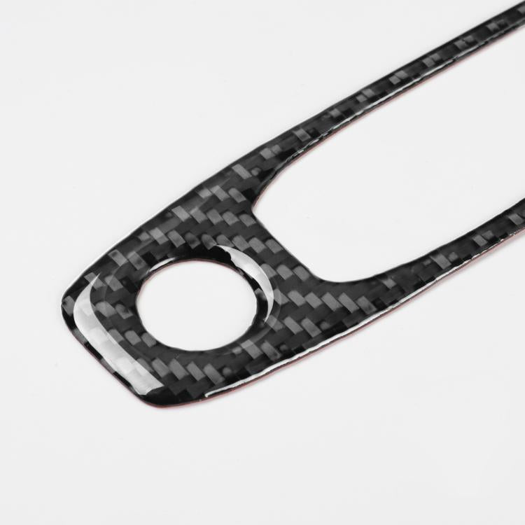 For Tesla Model 3 2017-2022 / Y 2020-2024 Carbon Fiber Car Front Reading Light Panel Decorative Sticker, Left and Right Drive(Black) - Car Interior Mouldings by buy2fix | Online Shopping UK | buy2fix