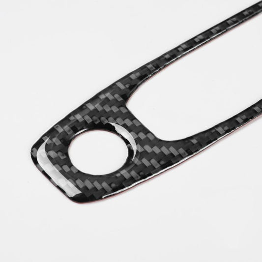 For Tesla Model 3 2017-2022 / Y 2020-2024 Carbon Fiber Car Front Reading Light Panel Decorative Sticker, Left and Right Drive(Black) - Car Interior Mouldings by buy2fix | Online Shopping UK | buy2fix
