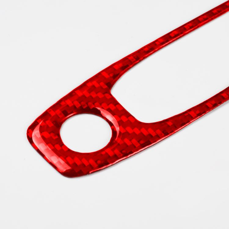 For Tesla Model 3 2017-2022 / Y 2020-2024 Carbon Fiber Car Front Reading Light Panel Decorative Sticker, Left and Right Drive(Red) - Car Interior Mouldings by buy2fix | Online Shopping UK | buy2fix