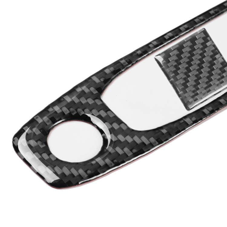 For Tesla Model 3 2019-2022 / Y 2019-2024 2pcs/Set Carbon Fiber Car Reading Light Panel Decorative Sticker, Left and Right Drive(Black) - Car Interior Mouldings by buy2fix | Online Shopping UK | buy2fix