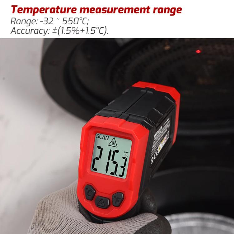 TRSI TA600A+ Infrared Thermometer Measuring Range -32 to 400 Degrees Celsius - Thermostat & Thermometer by TASI | Online Shopping UK | buy2fix