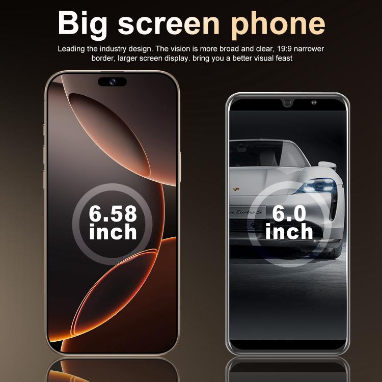 A16 Max / PDA89, 4GB+64GB, 6.58 inch Android 10 MTK6739 Quad Core, Network: 4G, Dual SIM, Plug:EU Plug(Gold) -  by buy2fix | Online Shopping UK | buy2fix