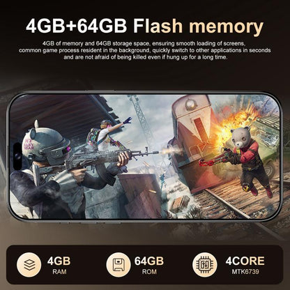 A16 Max / PDA89, 4GB+64GB, 6.58 inch Android 10 MTK6739 Quad Core, Network: 4G, Dual SIM, Plug:EU Plug(White) -  by buy2fix | Online Shopping UK | buy2fix