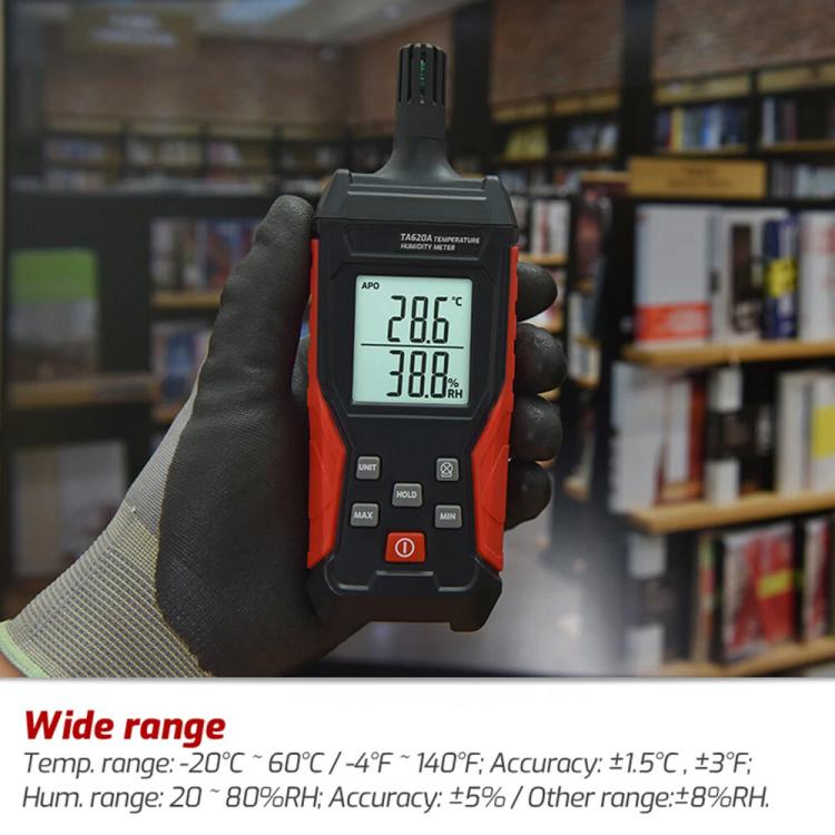 TRSI TA620A Industrial Handheld Thermometer Hygrometer - Thermostat & Thermometer by TASI | Online Shopping UK | buy2fix