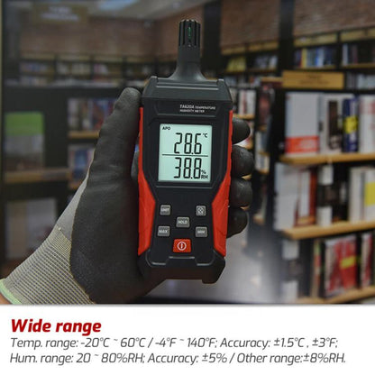 TRSI TA620A Industrial Handheld Thermometer Hygrometer - Thermostat & Thermometer by TASI | Online Shopping UK | buy2fix