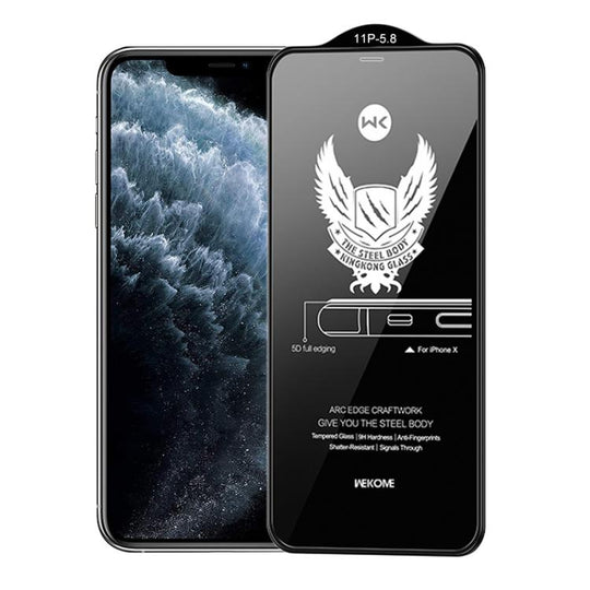 For iPhone 11 Pro WK WTP-012 KinKong 0.25mm 9H 4D Curved Privacy Tempered Glass Film