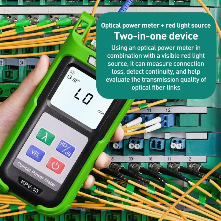 Komshine KPV-53 Optical Power Meter Fiber Loss Measuring Instrument, Model:KPV-53-A/-70dBm～+6dBm - Fiber Optic Test Pen by Komshine | Online Shopping UK | buy2fix