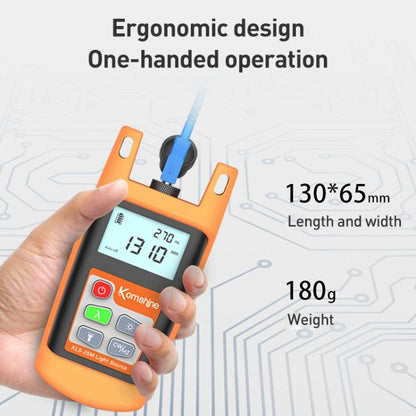Komshine KLS-25m Dual Wavelength Handheld Fiber Optic Line Tester - Fiber Optic Test Pen by Komshine | Online Shopping UK | buy2fix