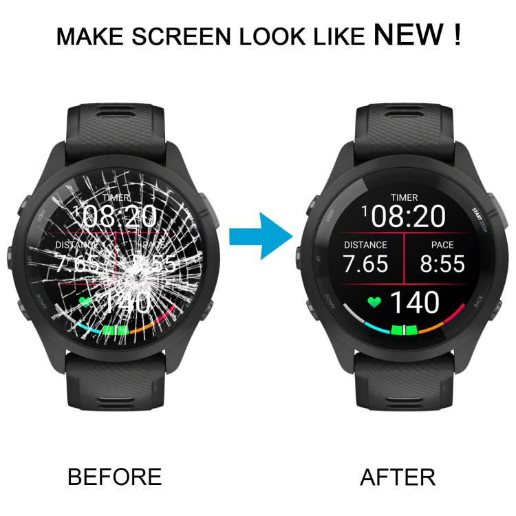 For Garmin Forerunner 265 46mm Original Front Screen Outer Glass Lens - For Garmin by buy2fix | Online Shopping UK | buy2fix