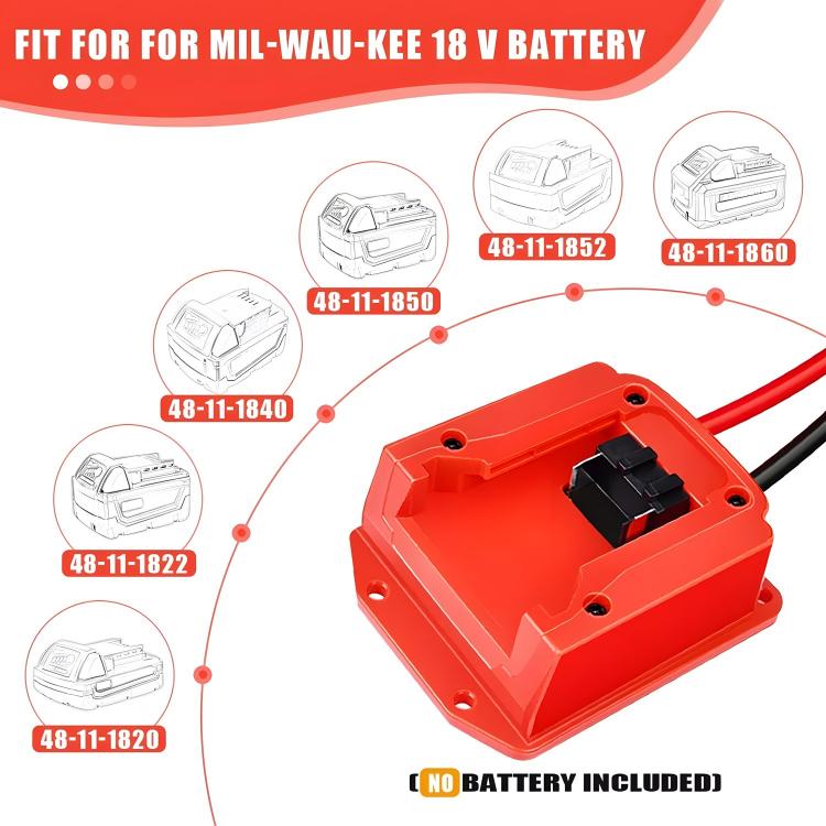 Car Jump Adapter for Battery Type-A for Milwaukee - Power Bank by buy2fix | Online Shopping UK | buy2fix