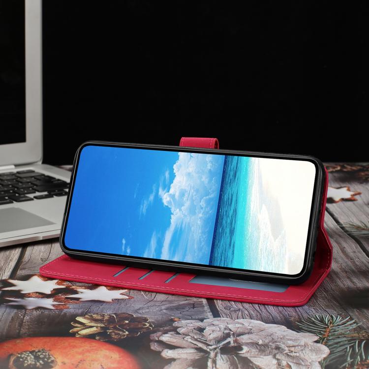 For iPhone Air Moonlit Butterfly Dance Pattern Embossed Leather Phone Case(Rose Red) - iPhone Air Cases by buy2fix | Online Shopping UK | buy2fix