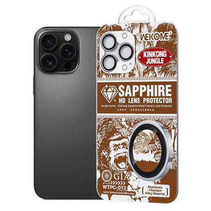 For iPhone 16 Pro / 16 Pro Max WK WTPC-013 Jungle Series Kinkong Sapphire Metal Camera Lens Protector Film(Natural Color) - iPhone 16 Pro Max Tempered Glass by WK | Online Shopping UK | buy2fix