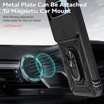 For Google Pixel 10 Sliding Camshield Holder Phone Case(Black) - Google Cases by buy2fix | Online Shopping UK | buy2fix