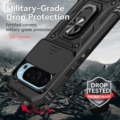 For Google Pixel 10 Sliding Camshield Holder Phone Case(Black) - Google Cases by buy2fix | Online Shopping UK | buy2fix