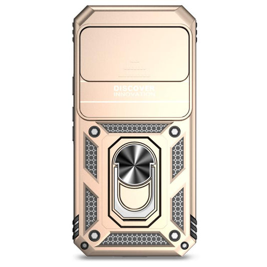 For Google Pixel 10 Sliding Camshield Holder Phone Case(Gold) - Google Cases by buy2fix | Online Shopping UK | buy2fix