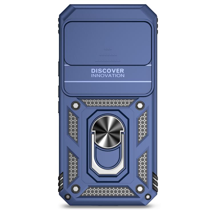 For Google Pixel 10 Sliding Camshield Holder Phone Case(Blue) - Google Cases by buy2fix | Online Shopping UK | buy2fix