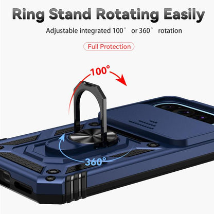 For Google Pixel 10 Sliding Camshield Holder Phone Case(Blue) - Google Cases by buy2fix | Online Shopping UK | buy2fix