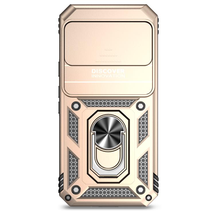 For Google Pixel 10 Pro Sliding Camshield Holder Phone Case(Gold) - Google Cases by buy2fix | Online Shopping UK | buy2fix