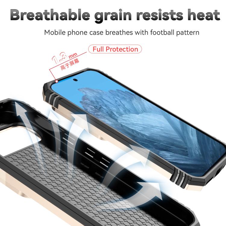 For Google Pixel 10 Pro Sliding Camshield Holder Phone Case(Gold) - Google Cases by buy2fix | Online Shopping UK | buy2fix