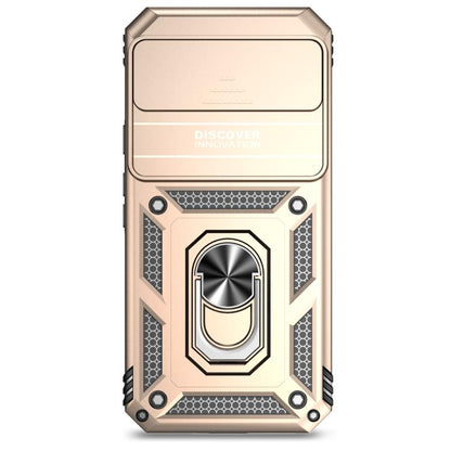 For Google Pixel 10 Pro XL Sliding Camshield Holder Phone Case(Gold) - Google Cases by buy2fix | Online Shopping UK | buy2fix