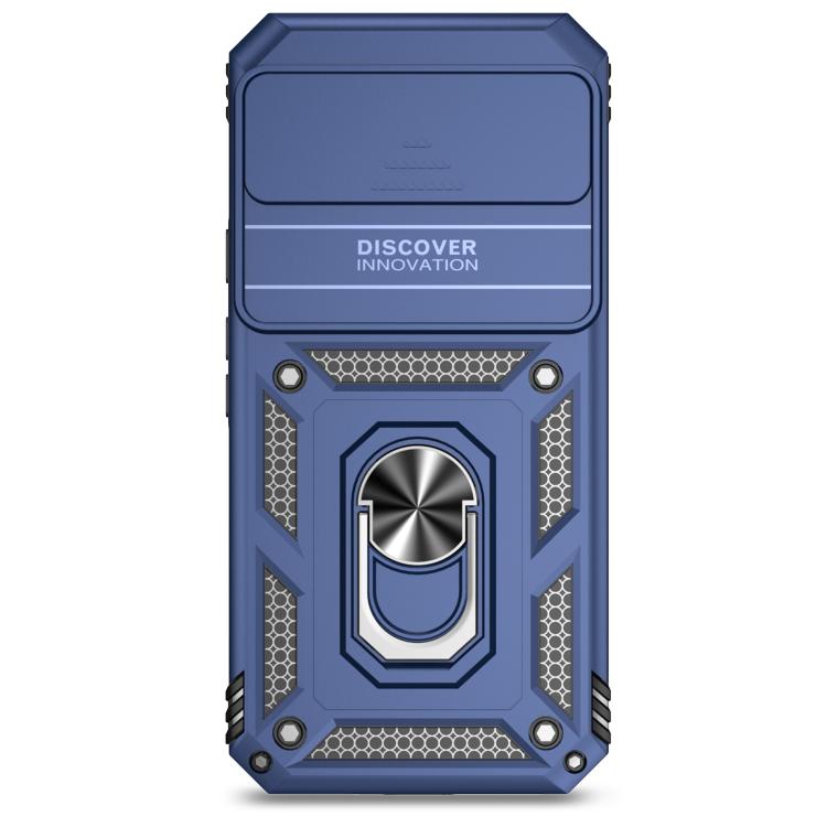 For Google Pixel 10 Pro XL Sliding Camshield Holder Phone Case(Blue) - Google Cases by buy2fix | Online Shopping UK | buy2fix