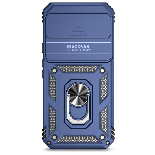 For Google Pixel 10 Pro XL Sliding Camshield Holder Phone Case(Blue) - Google Cases by buy2fix | Online Shopping UK | buy2fix