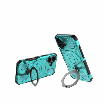 For iPhone 17 J-20 Solid Color MagSafe Magnetic TPU+PC Phone Case(Lake Blue) - iPhone 17 Cases by buy2fix | Online Shopping UK | buy2fix