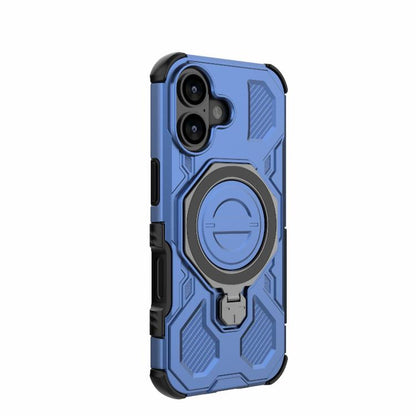 For iPhone 17 J-20 Solid Color MagSafe Magnetic TPU+PC Phone Case(Blue) - iPhone 17 Cases by buy2fix | Online Shopping UK | buy2fix