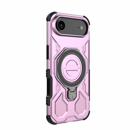 For iPhone Air J-20 Solid Color MagSafe Magnetic TPU+PC Phone Case(Pink) - iPhone Air Cases by buy2fix | Online Shopping UK | buy2fix