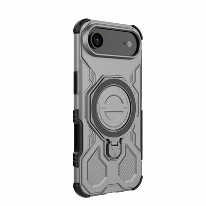 For iPhone Air J-20 Solid Color MagSafe Magnetic TPU+PC Phone Case(Grey) - iPhone Air Cases by buy2fix | Online Shopping UK | buy2fix