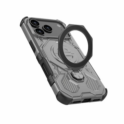 For iPhone 17 Pro J-20 Solid Color MagSafe Magnetic TPU+PC Phone Case(Grey) - iPhone 17 Pro Cases by buy2fix | Online Shopping UK | buy2fix