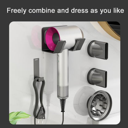 Aluminum Air Nozzle Stand For Dyson / Laifen Hairdryer(White) - For Dyson Accessories by buy2fix | Online Shopping UK | buy2fix
