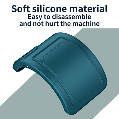 For iPhone Air Skin Feel Card Contrast Color Button TPU Phone Case(White) - iPhone Air Cases by buy2fix | Online Shopping UK | buy2fix