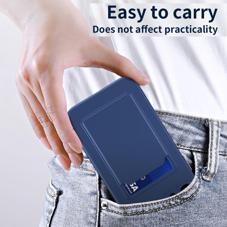 For iPhone Air Skin Feel Card Contrast Color Button TPU Phone Case(Dark Green) - iPhone Air Cases by buy2fix | Online Shopping UK | buy2fix