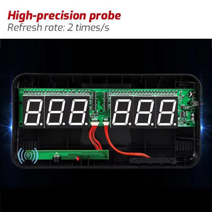 TRSI TA623B Industrial Wall-mounted Thermometer Hygrometer, External 5-meter Probe - Thermostat & Thermometer by TASI | Online Shopping UK | buy2fix