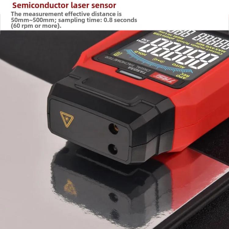 TASI Contact and Non-contact Dual Use Portable Measuring Speed Meter Digital Display Laser Tachometer - Tachometers & Anemometer by TASI | Online Shopping UK | buy2fix