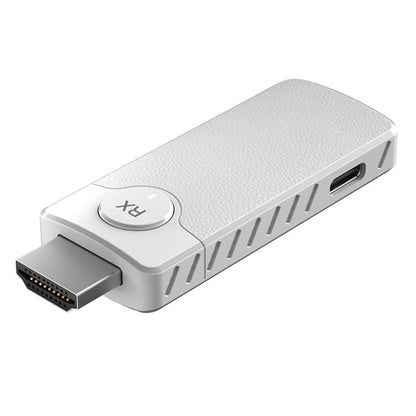 Q50 Leather Texture Wireless HDMI Video Transmitter and Receiver Extender Adapter(White) - Adapter by buy2fix | Online Shopping UK | buy2fix