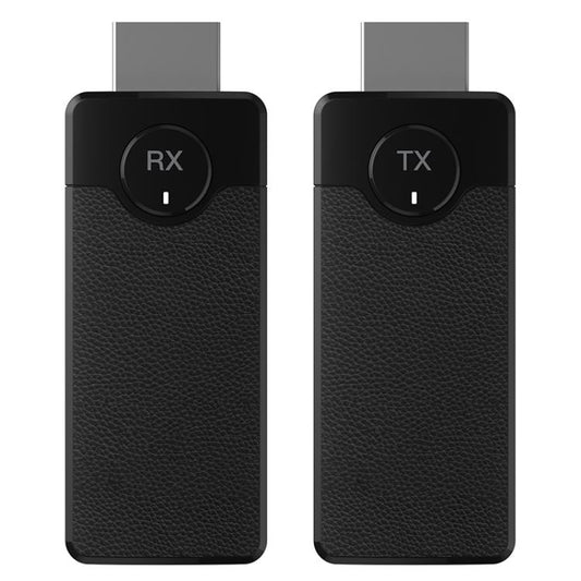 Q50 Leather Texture Wireless HDMI Video Transmitter and Receiver Extender Adapter(Black) - Adapter by buy2fix | Online Shopping UK | buy2fix
