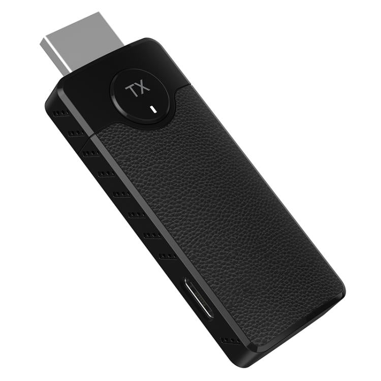 Q50 Leather Texture Wireless HDMI Video Transmitter and Receiver Extender Adapter(Black) - Adapter by buy2fix | Online Shopping UK | buy2fix