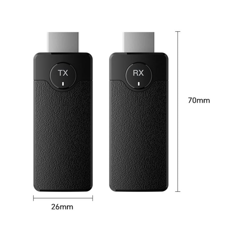 Q50 Leather Texture Wireless HDMI Video Transmitter and Receiver Extender Adapter(White) - Adapter by buy2fix | Online Shopping UK | buy2fix