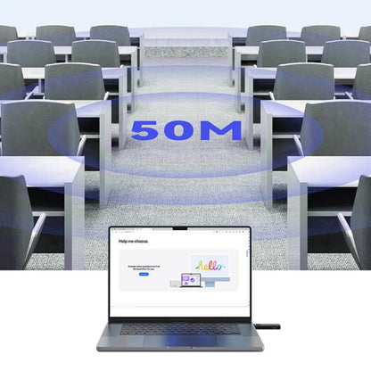 Q50 Vertical Texture Wireless HDMI Video Transmitter and Receiver Extender Adapter(White) - Adapter by buy2fix | Online Shopping UK | buy2fix